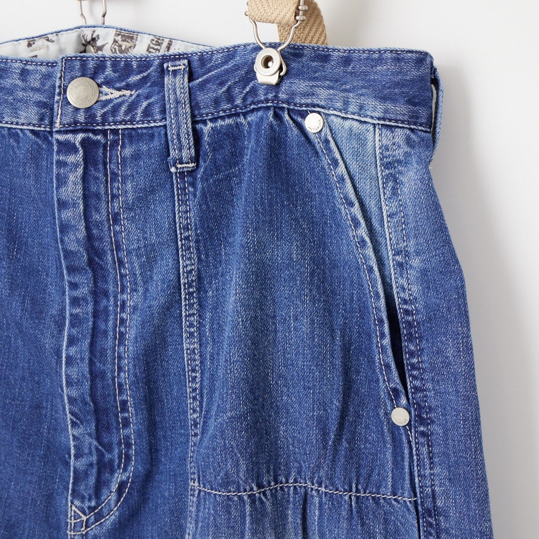 ANTGAUGE [アントゲージ] サスペンダーワークデニムパンツ [C2419] 36 ﾕｰｽﾞﾄﾞ