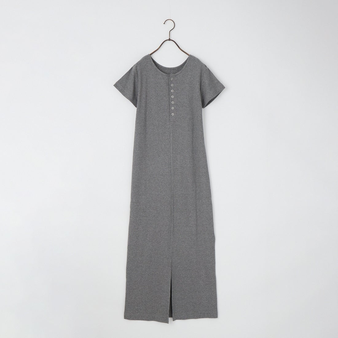 USINE [ユジーヌ] 前後2WAYリブワンピース [IN3-OP-6] ｸﾞﾚｰ