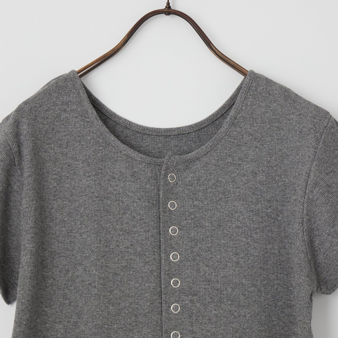 USINE [ユジーヌ] 前後2WAYリブワンピース [IN3-OP-6] ｸﾞﾚｰ