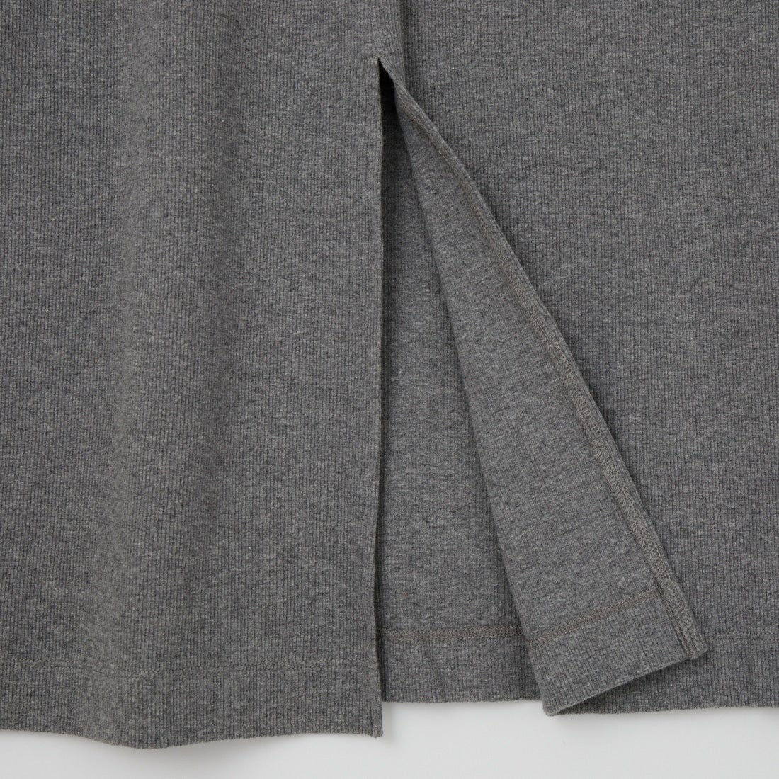 USINE [ユジーヌ] 前後2WAYリブワンピース [IN3-OP-6] ｸﾞﾚｰ