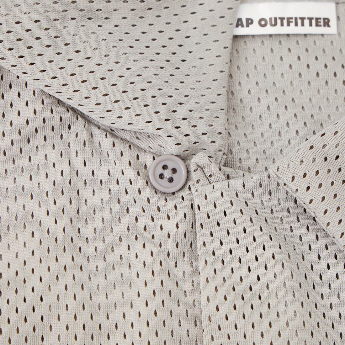 BURLAP OUTFITTER [バーラップ アウトフィッター] メッシュキャンプシャツ [MESH-CAMP-SHIRT] ASH
