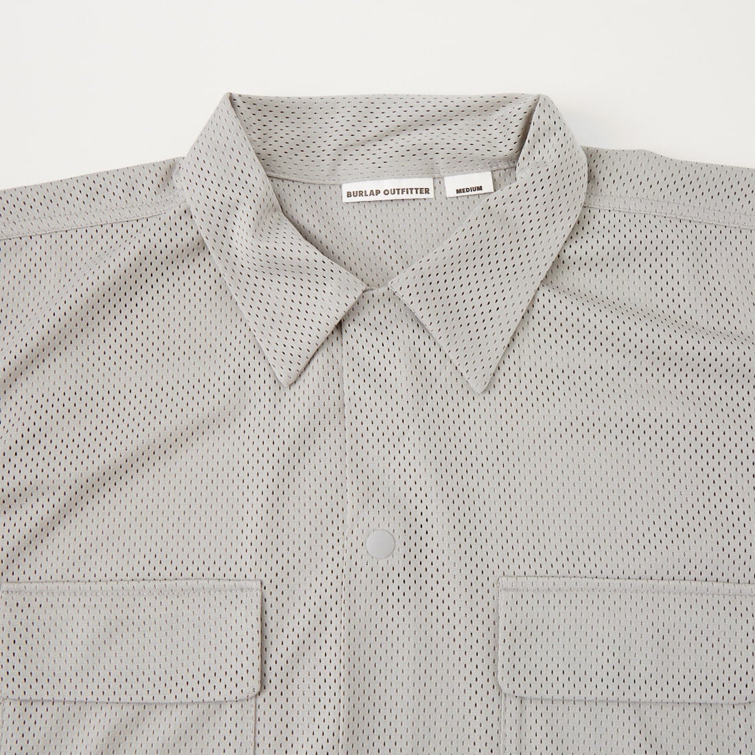 BURLAP OUTFITTER [バーラップ アウトフィッター] メッシュキャンプシャツ [MESH-CAMP-SHIRT] ASH