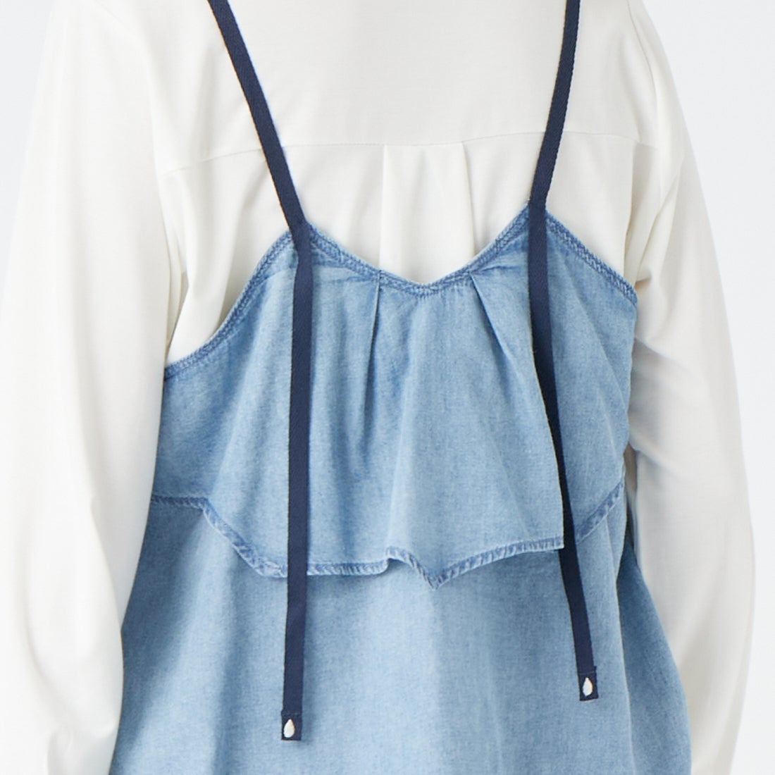 ANTGAUGE [アントゲージ] シアーデニムティアードビスチェ [GB340] 38 ｱﾝﾃｨｰｸ &&モデル身長：162cm 着用サイズ：F&&