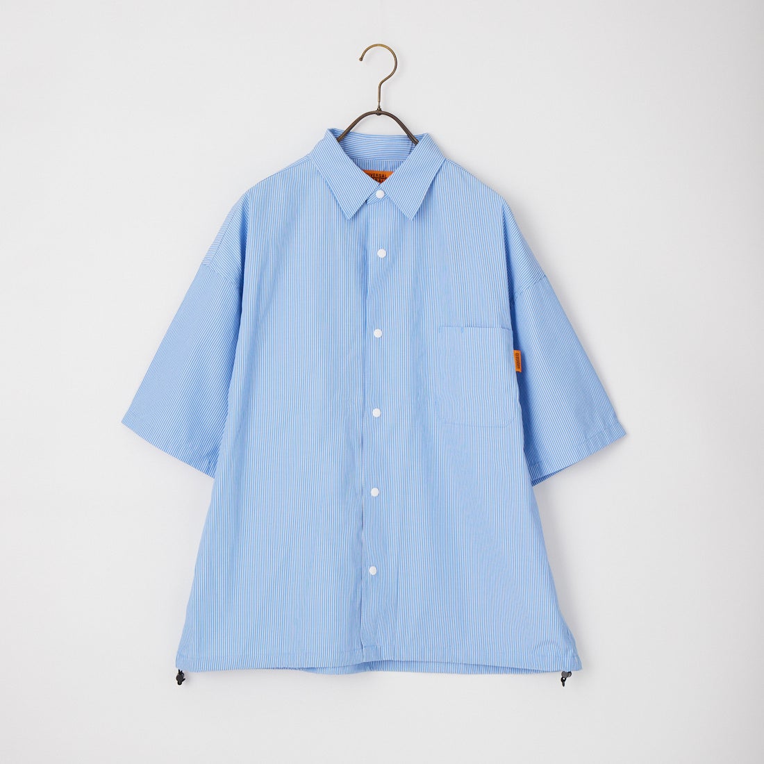 UNIVERSAL OVERALL [ユニバーサルオーバーオール] ドローコード付パジャマシャツ [U2611121IN-JF] L.BLUE ST