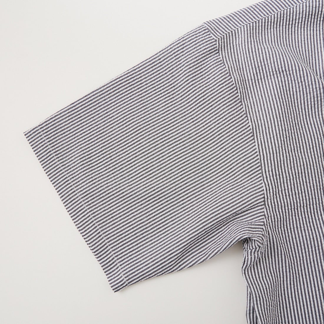 UNIVERSAL OVERALL [ユニバーサルオーバーオール] ドローコード付パジャマシャツ [U2611121IN-JF] BLACK ST