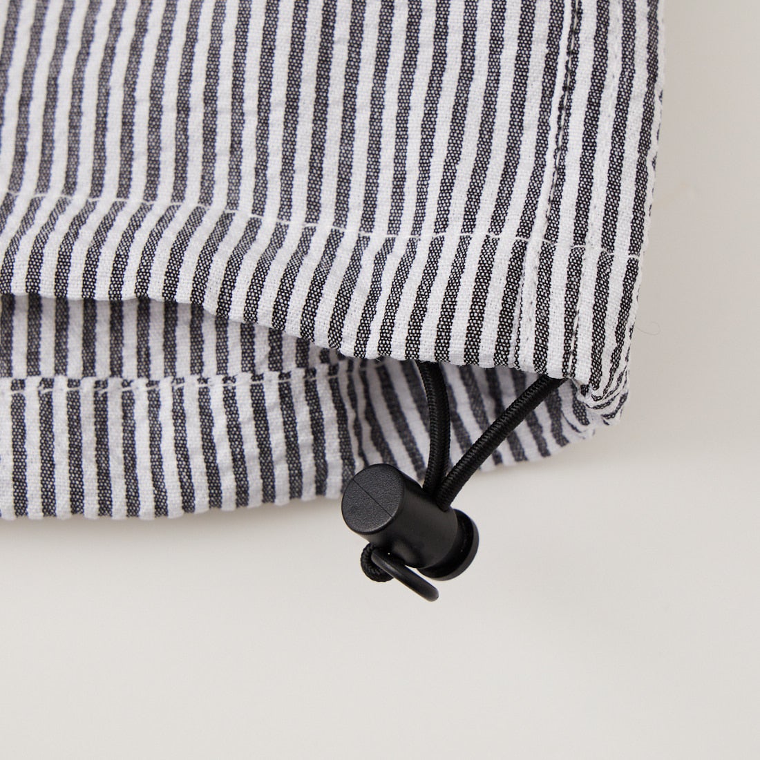 UNIVERSAL OVERALL [ユニバーサルオーバーオール] ドローコード付パジャマシャツ [U2611121IN-JF] BLACK ST