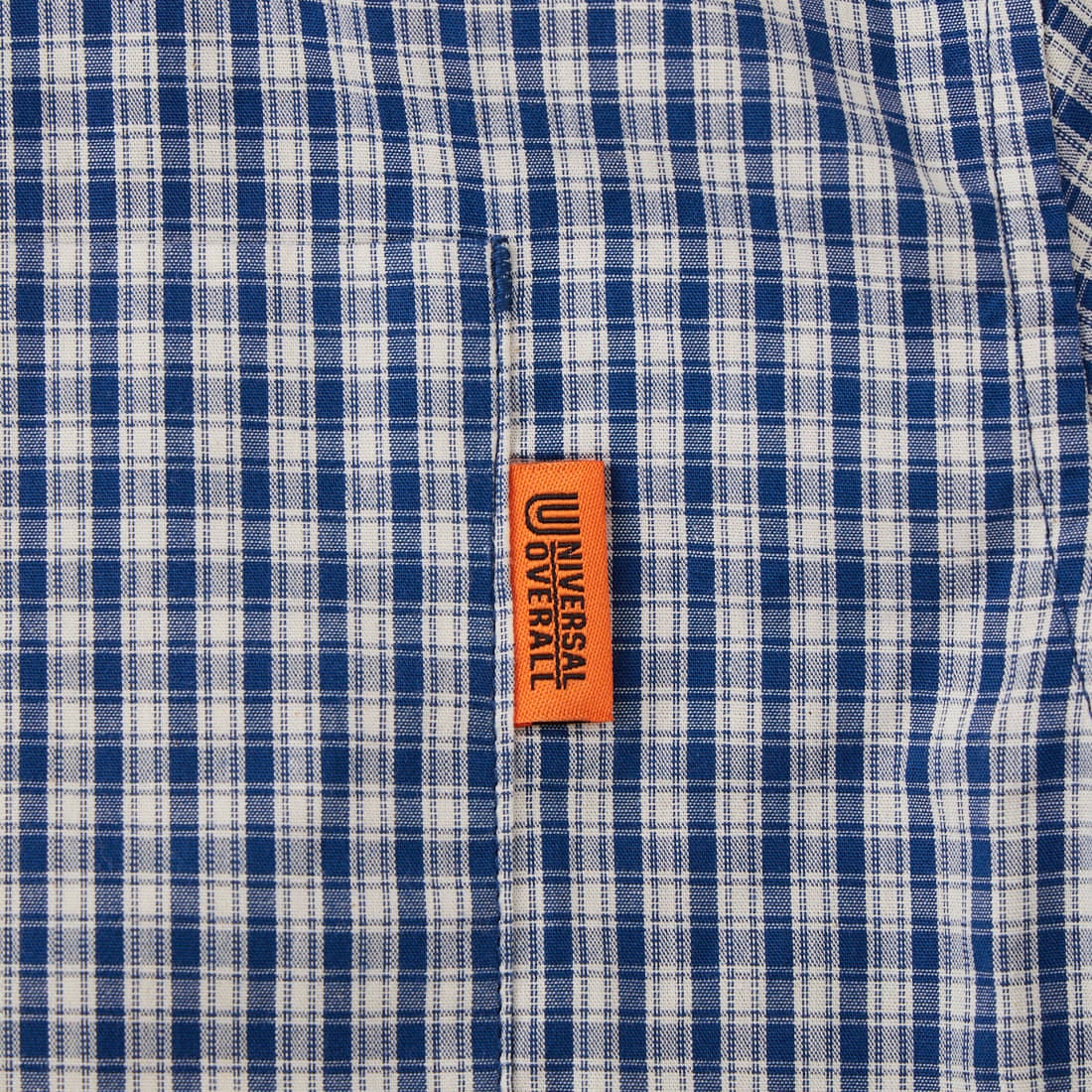 UNIVERSAL OVERALL [ユニバーサルオーバーオール] ドローコード付パジャマシャツ [U2611121IN-JF] NAVY CHECK