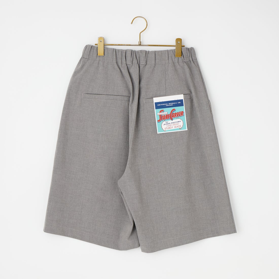 UNIVERSAL OVERALL [ユニバーサルオーバーオール] バギーショーツ [U2613602IN-JF] LT.GRAY