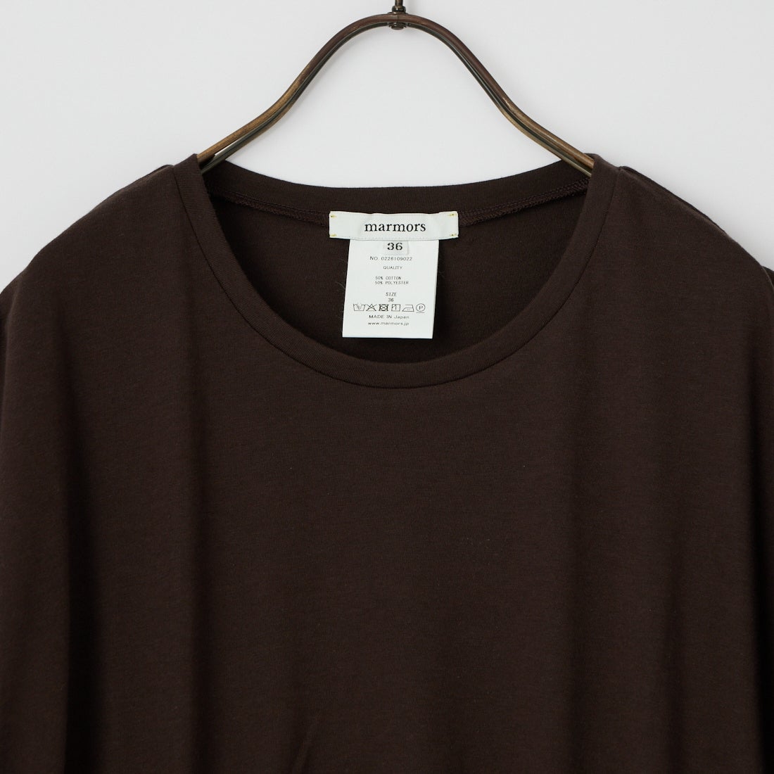 marmors [マルモア] ウエストタックTシャツ [0226109022] BROWN