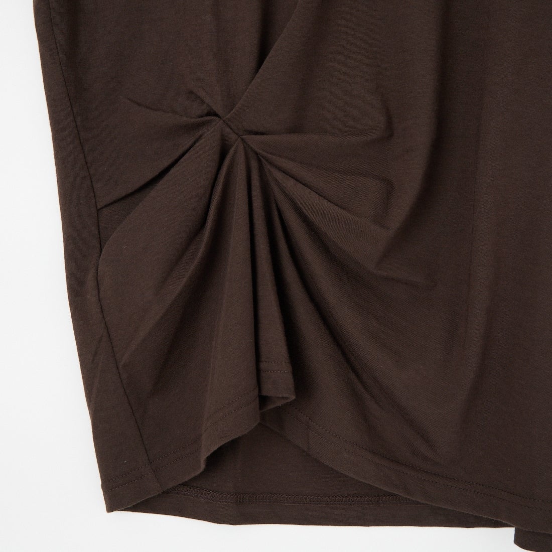 marmors [マルモア] ウエストタックTシャツ [0226109022] BROWN