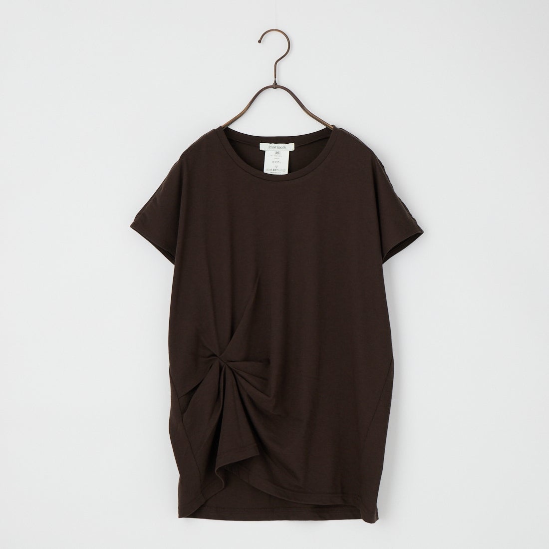 marmors [マルモア] ウエストタックTシャツ [0226109022] BROWN