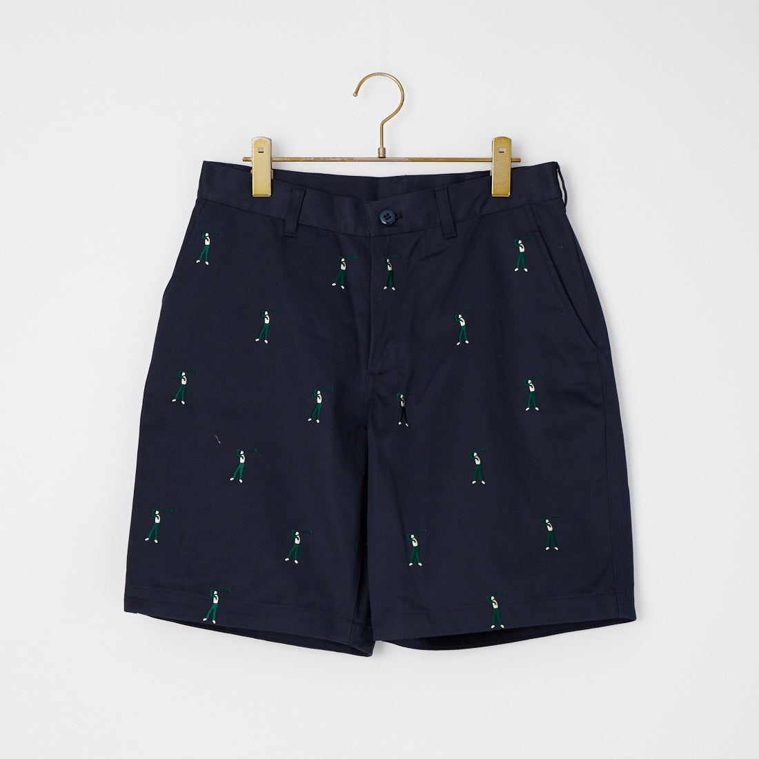 NEW VINTAGE GOLF [ニュービンテージゴルフ] 刺繍ショートパンツ [NVG