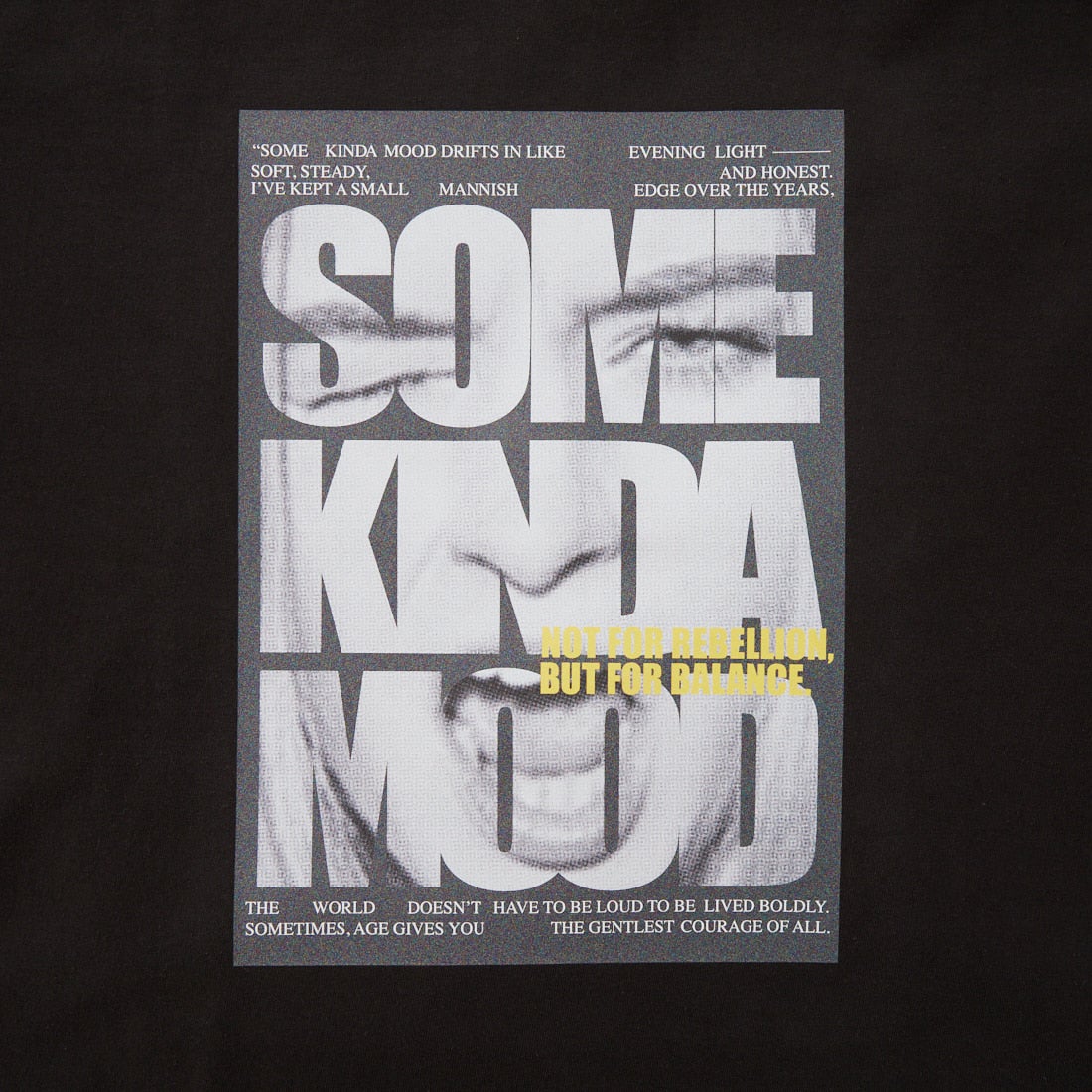 MAISON SPECIAL [メゾンスペシャル] SOME KINDA MOOD ショートスリーブTシャツ [21261415312] C.GRY