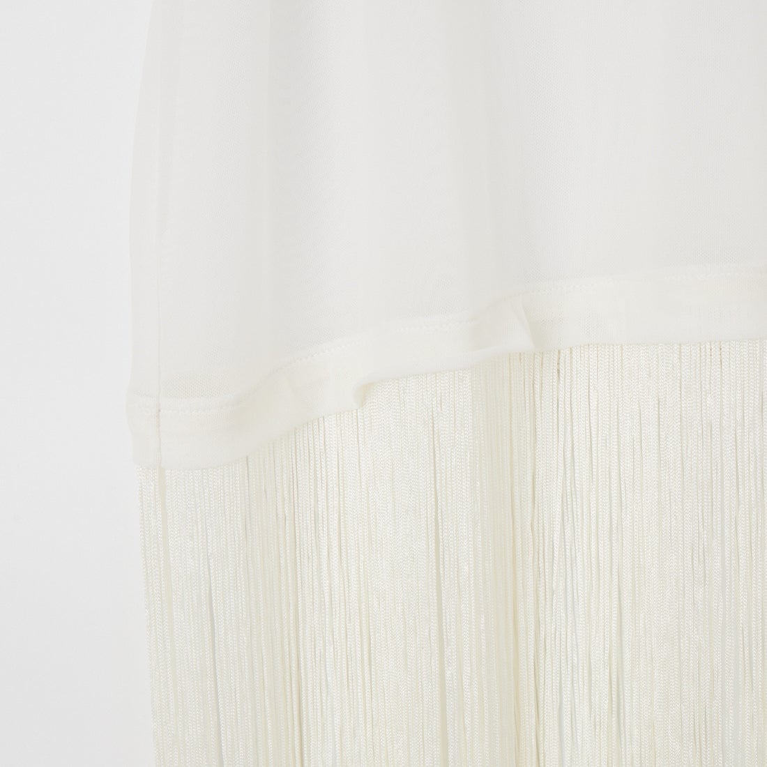 MAISON SPECIAL [メゾンスペシャル] フリンジキュプラジャージTシャツ [21261415208] IVR