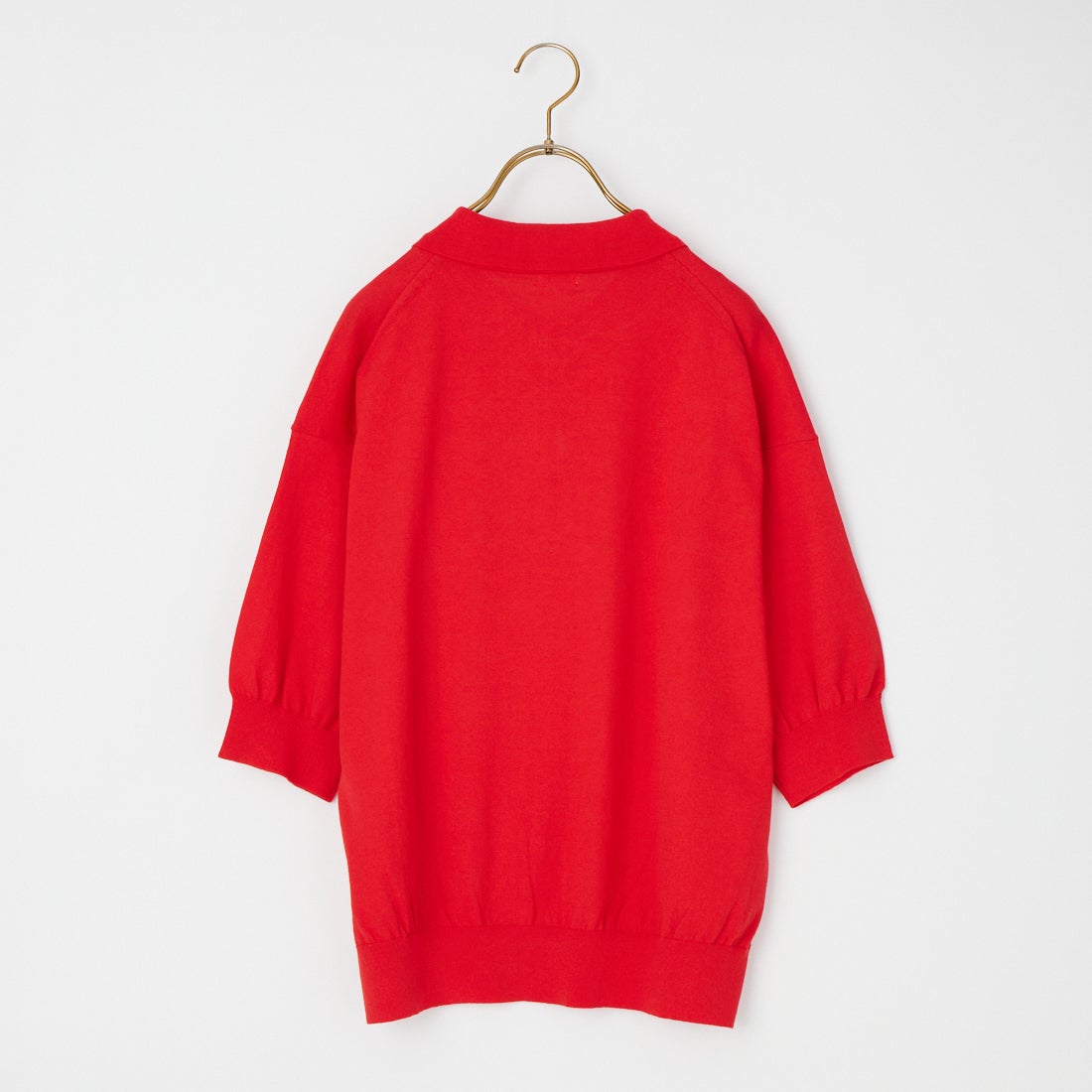 Oblada [オブラダ] サマーヘンリーネックポロニット [M2610KN02] RED
