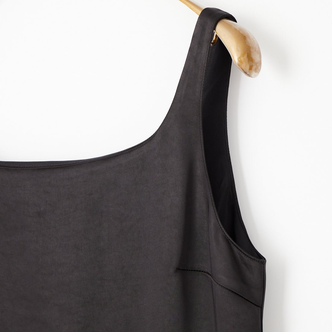 TODAYFUL [トゥデイフル] スクエアネックサテンドレス [12610305] BLK