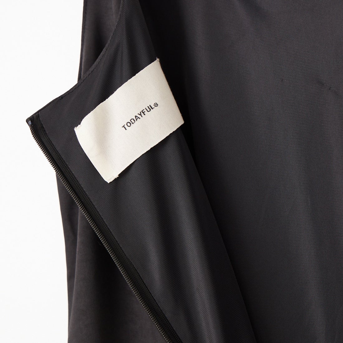 TODAYFUL [トゥデイフル] スクエアネックサテンドレス [12610305] BLK