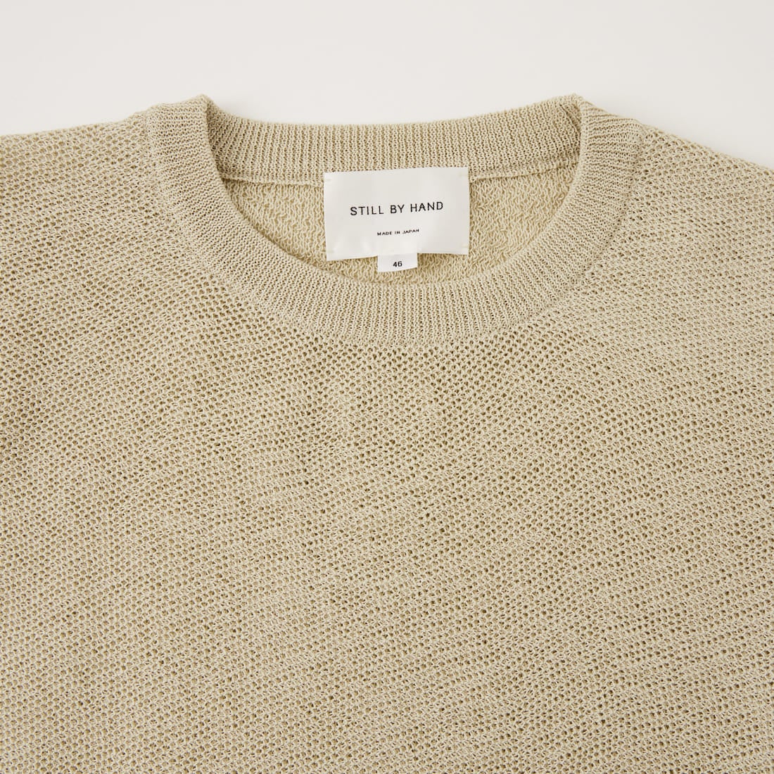 STILL BY HAND [スティルバイハンド] ニットベスト [KN01262] LT.BEIGE