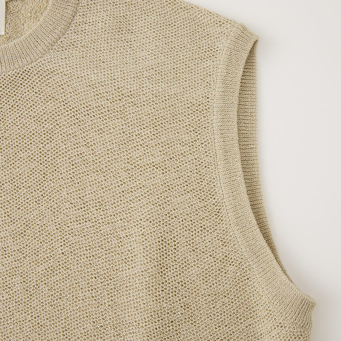 STILL BY HAND [スティルバイハンド] ニットベスト [KN01262] LT.BEIGE