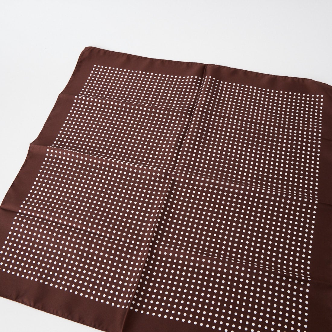 AULENTTI [オウレンティ] シルクドットスカーフ [ST-POIS-2] BROWN