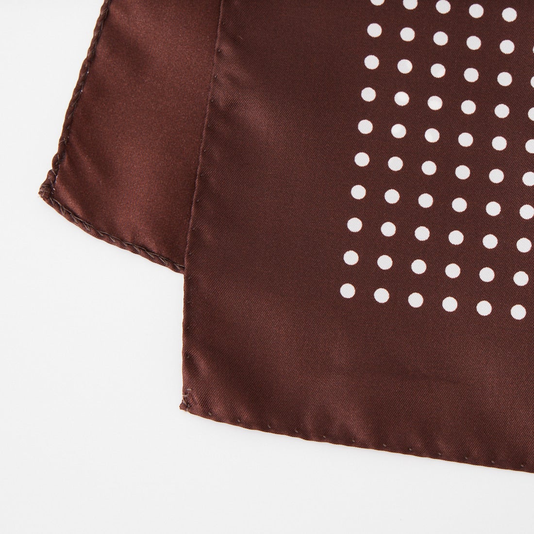 AULENTTI [オウレンティ] シルクドットスカーフ [ST-POIS-2] BROWN