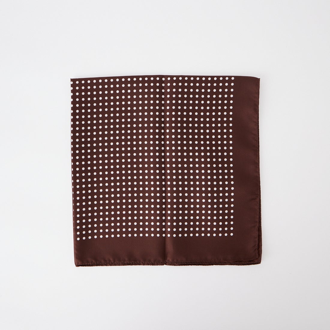 AULENTTI [オウレンティ] シルクドットスカーフ [ST-POIS-2] BROWN