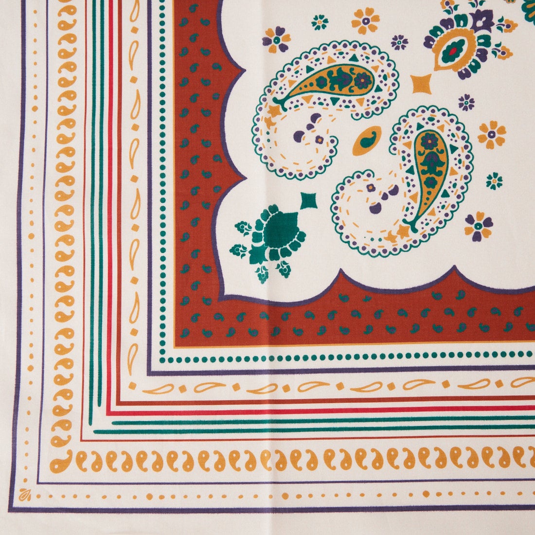 AULENTTI [オウレンティ] ペイズリープリントスカーフ [LA-OK743] 5 BEIGE