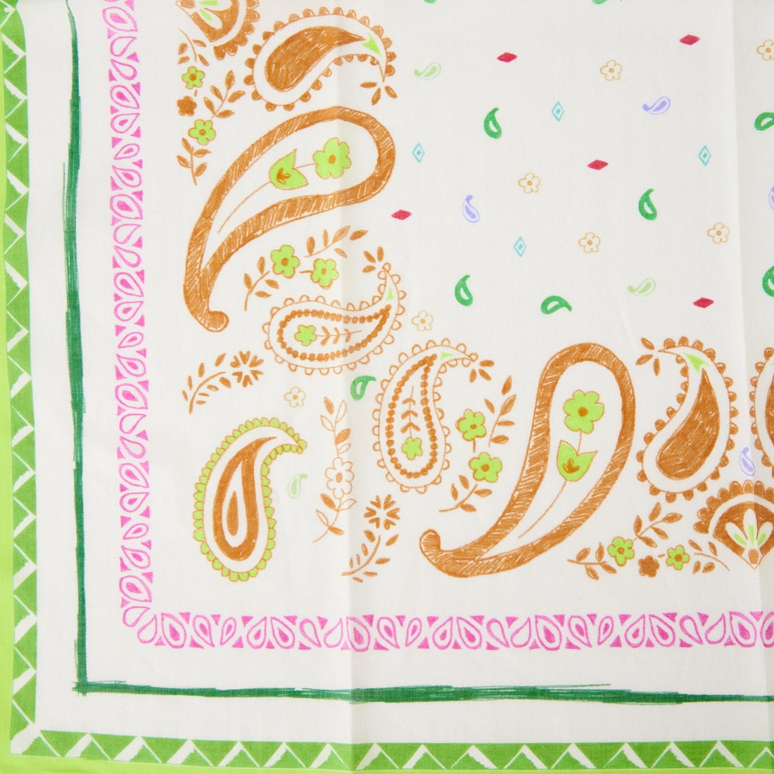 AULENTTI [オウレンティ] ペイズリープリントスカーフ [LA-K1703] 3 PAIS.GRN