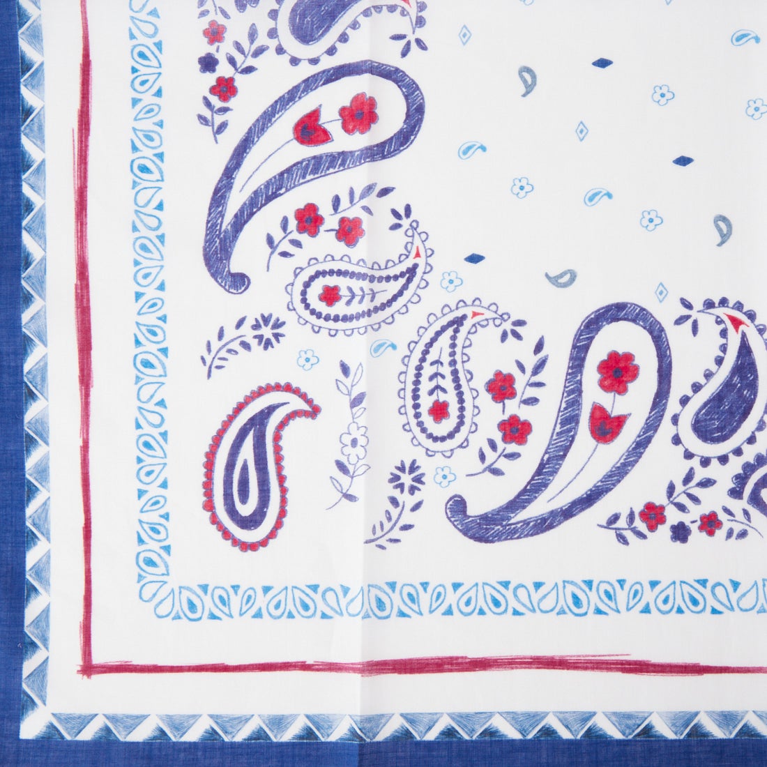 AULENTTI [オウレンティ] ペイズリープリントスカーフ [LA-K1703] 1 PAIS NVY