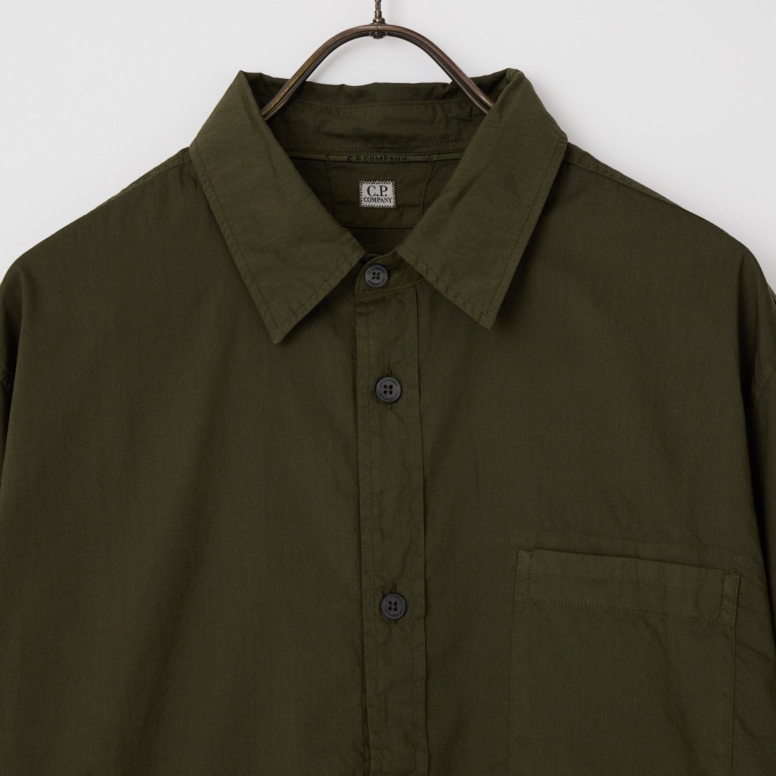 C.P.COMPANY [シーピーカンパニー] モスリンロングスリーブシャツ [20CMSH225A] 683 IVY GR