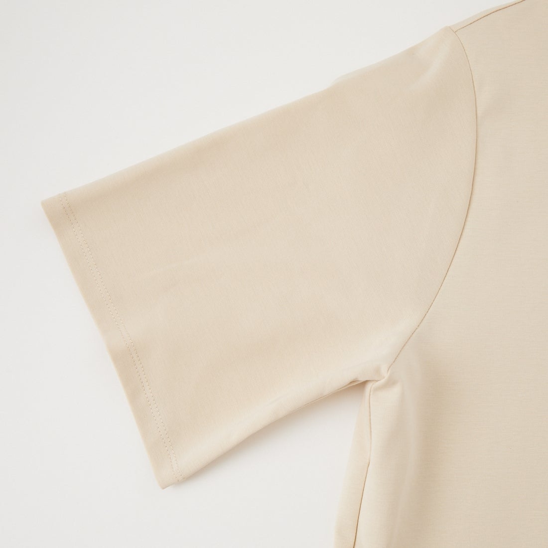 Jeans Factory Clothes [ジーンズファクトリークローズ] 接触冷感ポンチラウンドヘムTシャツ [21267073] 033 ﾍﾞｰｼﾞｭ