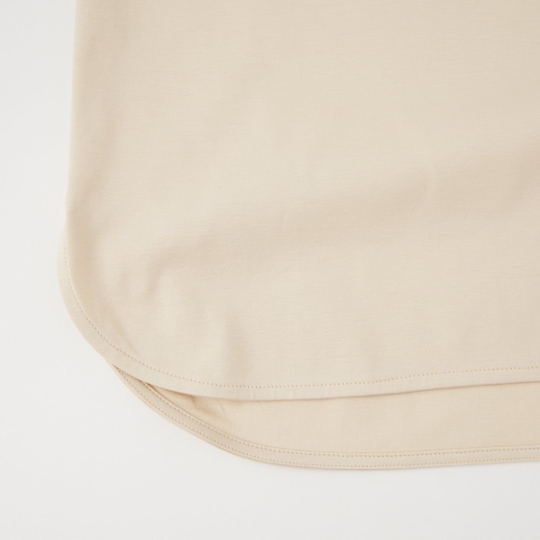 Jeans Factory Clothes [ジーンズファクトリークローズ] 接触冷感ポンチラウンドヘムTシャツ [21267073] 033 ﾍﾞｰｼﾞｭ