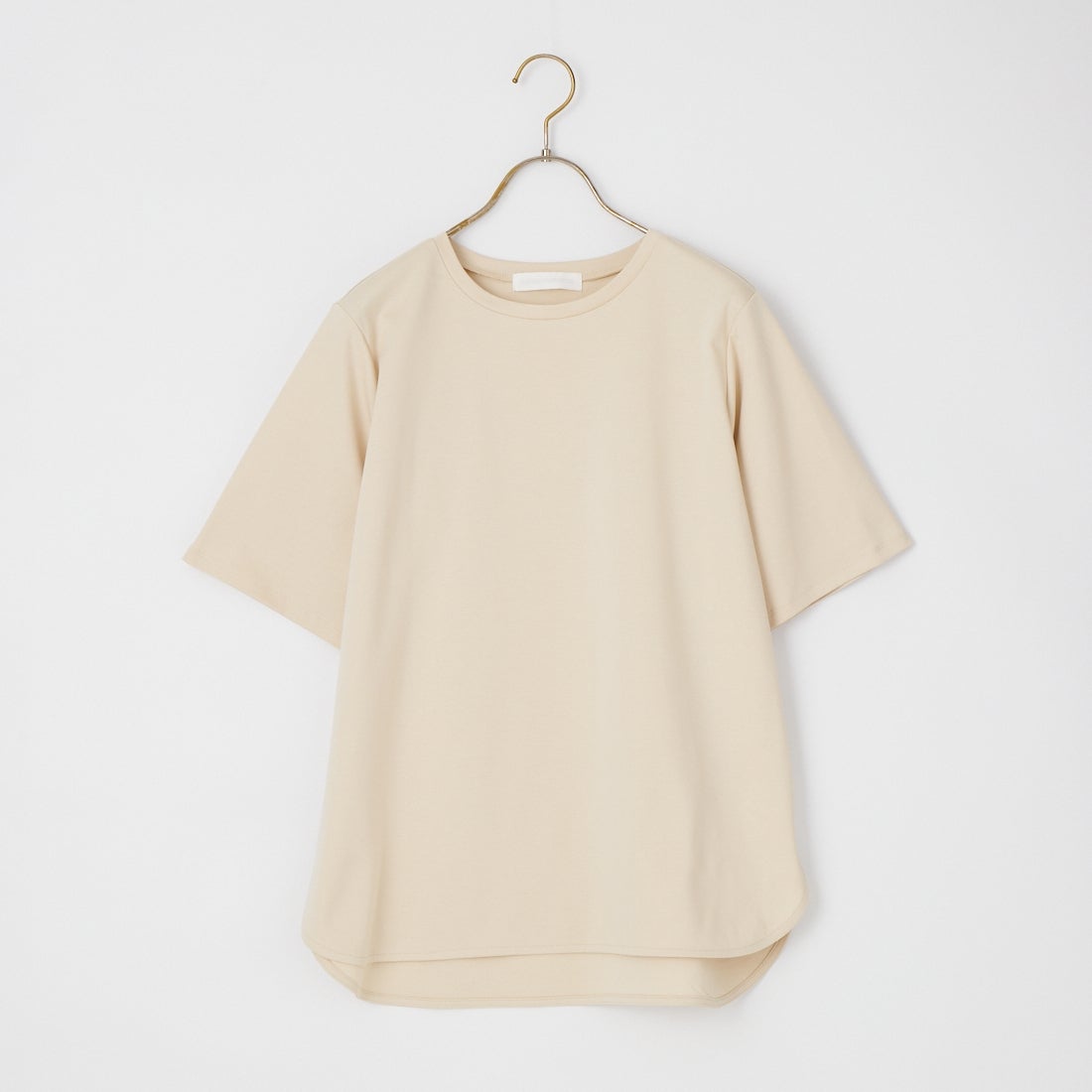 Jeans Factory Clothes [ジーンズファクトリークローズ] 接触冷感ポンチラウンドヘムTシャツ [21267073] 033 ﾍﾞｰｼﾞｭ