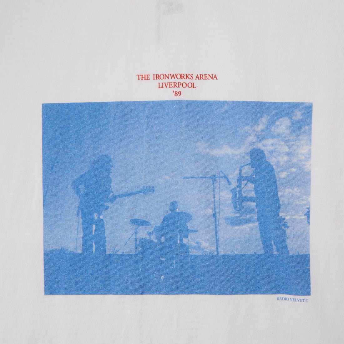 TICCA [ティッカ] Radio velvet ショートスリーブTシャツ [TBFS-495] WHITE