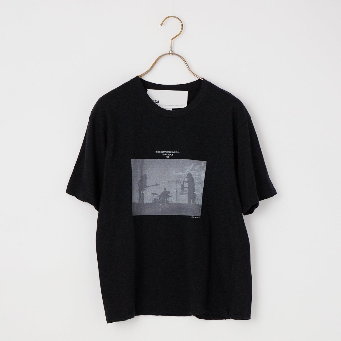 TICCA [ティッカ] Radio velvet ショートスリーブTシャツ [TBFS-495] CHARCOAL