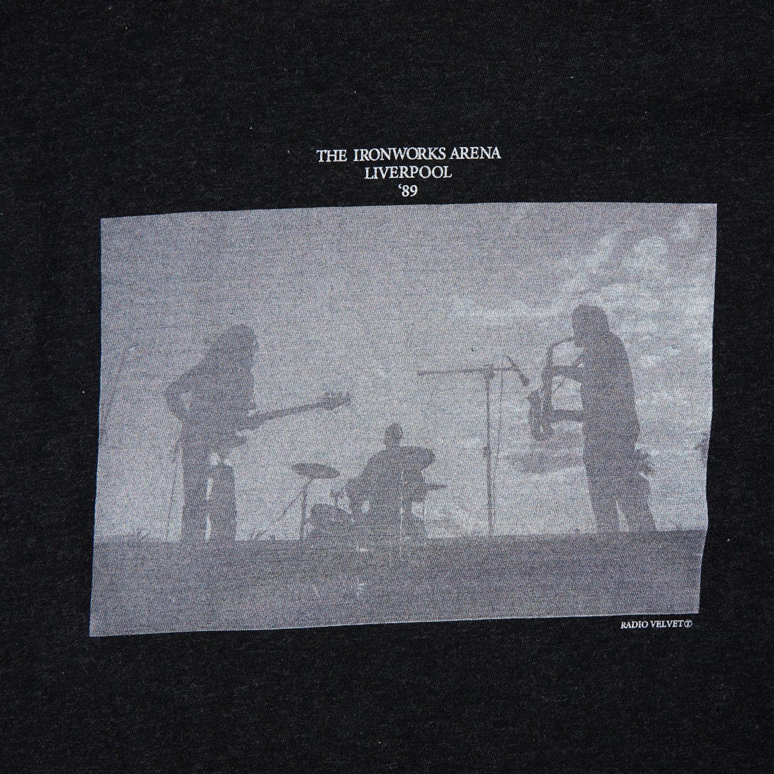 TICCA [ティッカ] Radio velvet ショートスリーブTシャツ [TBFS-495] CHARCOAL