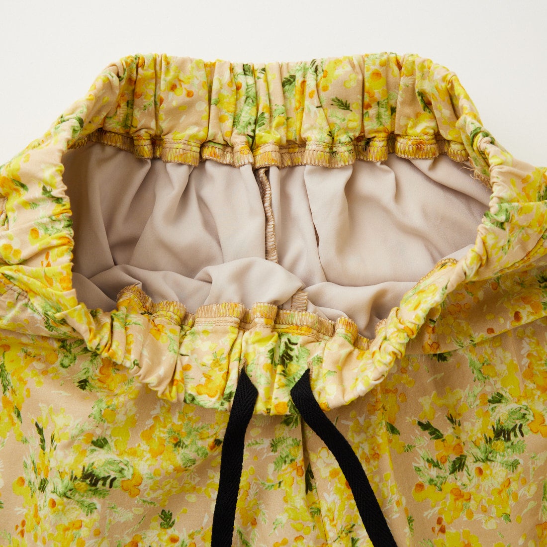 HARVESTY [ハーベスティ] 花柄イージーサーカスパンツ [A12612] 32 BEIGE