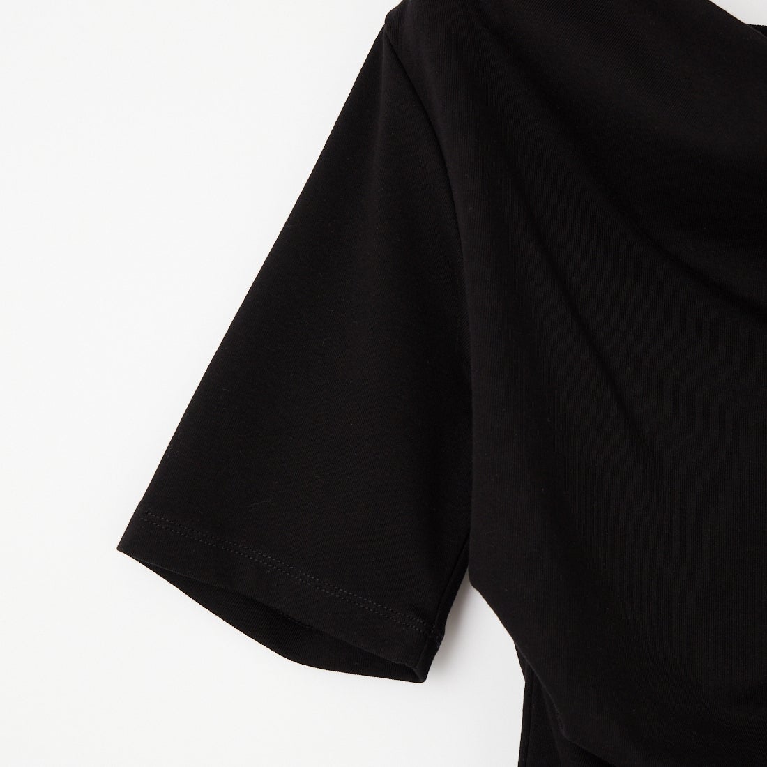 Jeans Factory Clothes [ジーンズファクトリークローズ] 2WAYドレープネックTシャツ [26010500] ﾌﾞﾗｯｸ