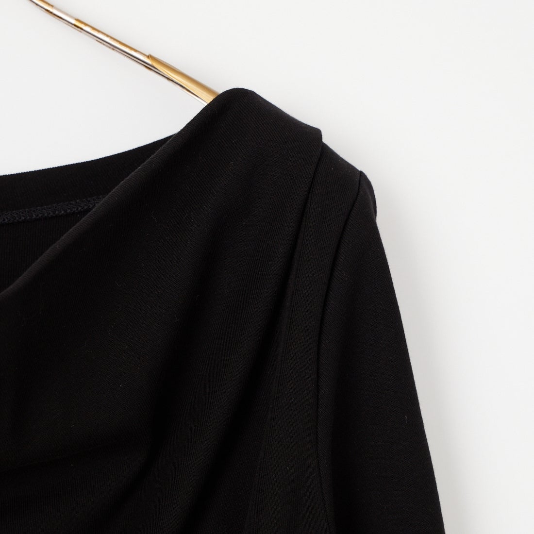 Jeans Factory Clothes [ジーンズファクトリークローズ] 2WAYドレープネックTシャツ [26010500] ﾌﾞﾗｯｸ