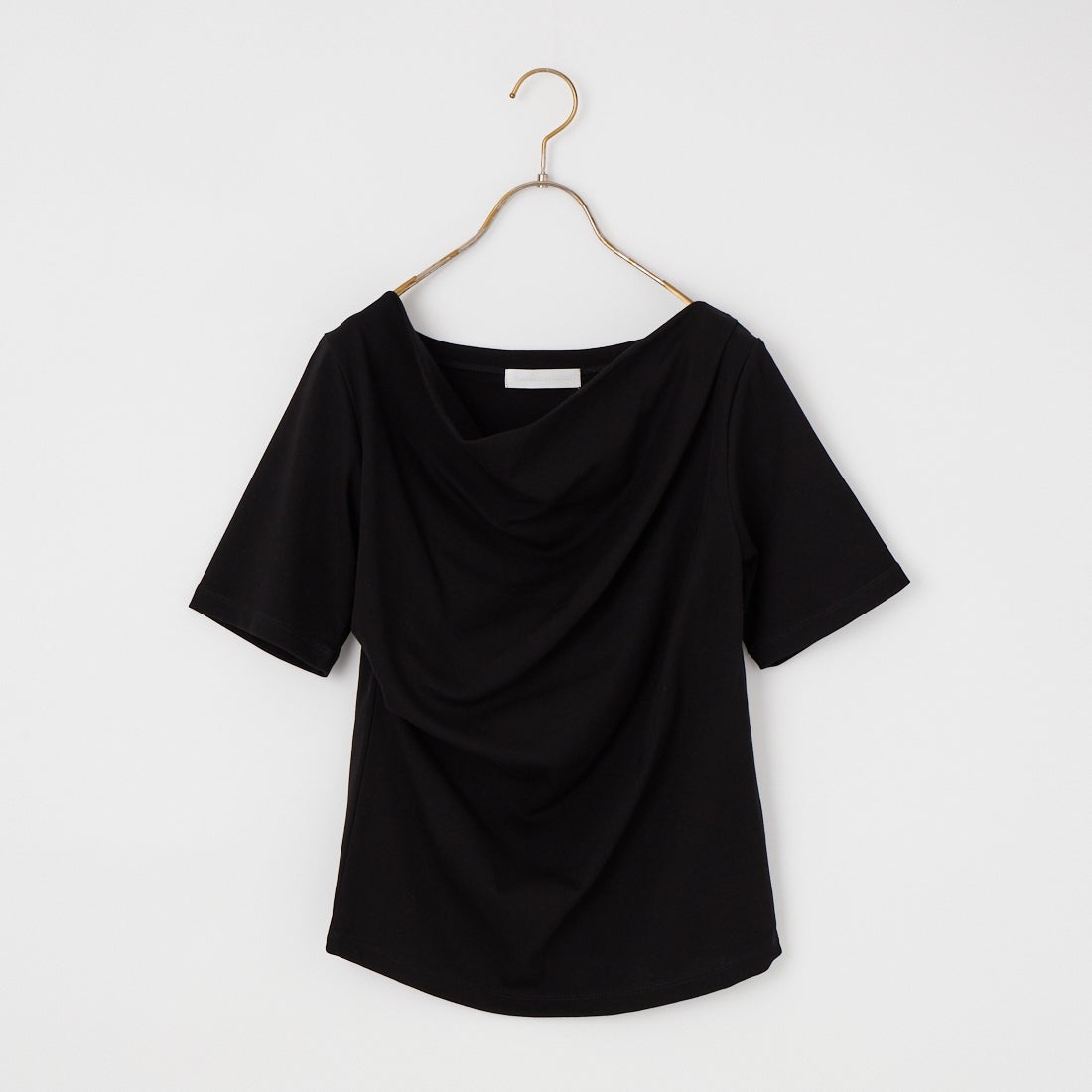 Jeans Factory Clothes [ジーンズファクトリークローズ] 2WAYドレープネックTシャツ [26010500] ﾌﾞﾗｯｸ
