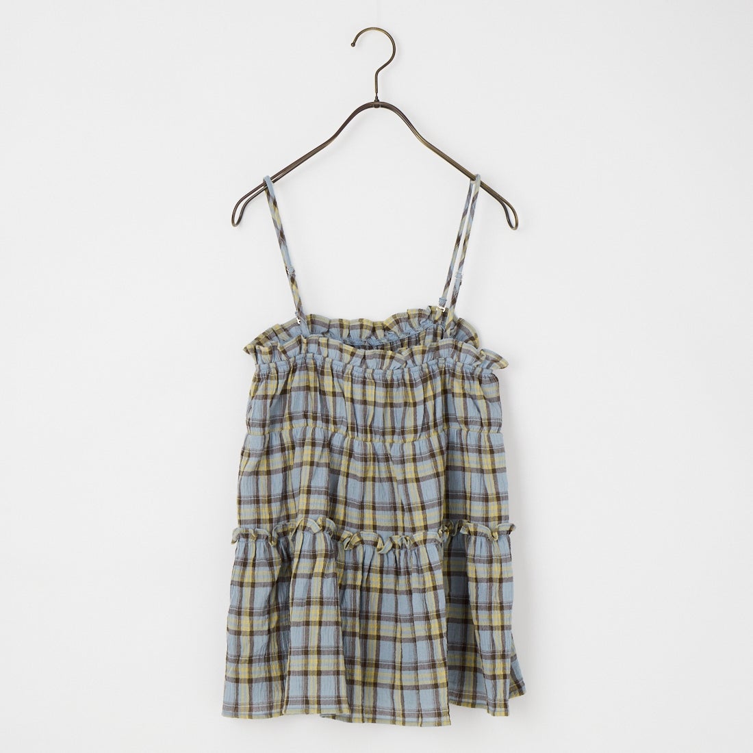 Noir Fabrik [ヌワールファブリック] 2WAYキャミビスチェ [IN13-SH-6] SAX CHK