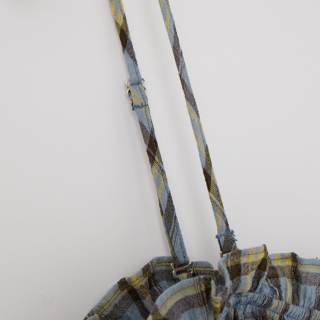 Noir Fabrik [ヌワールファブリック] 2WAYキャミビスチェ [IN13-SH-6] SAX CHK