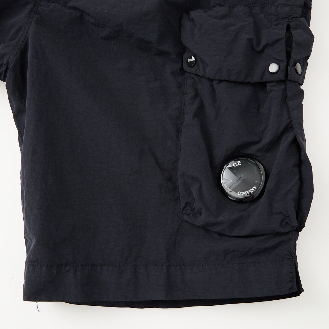 C.P.COMPANY [シーピーカンパニー] フラットナイロン スイムショーツ [20CMBW265A] 999 BLACK