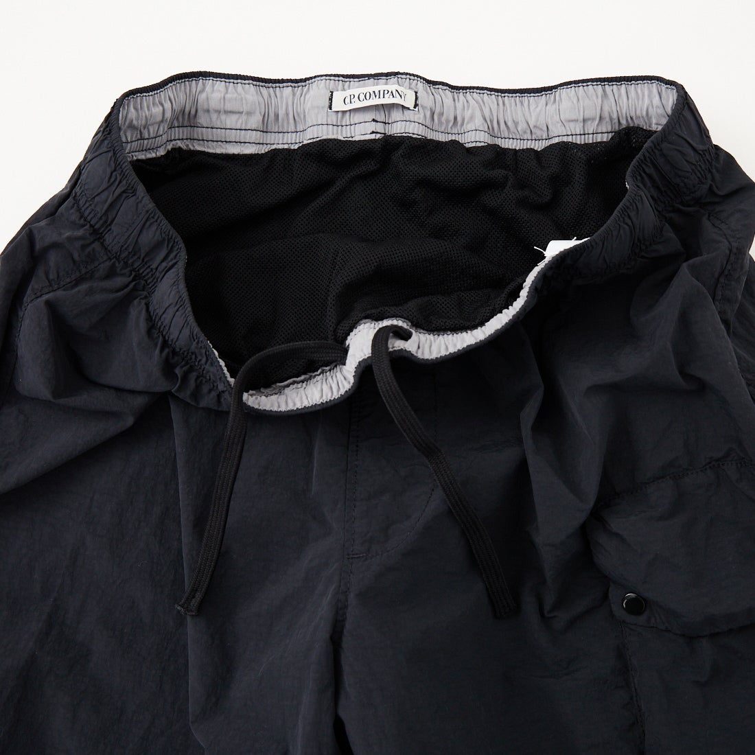 C.P.COMPANY [シーピーカンパニー] フラットナイロン スイムショーツ [20CMBW265A] 999 BLACK
