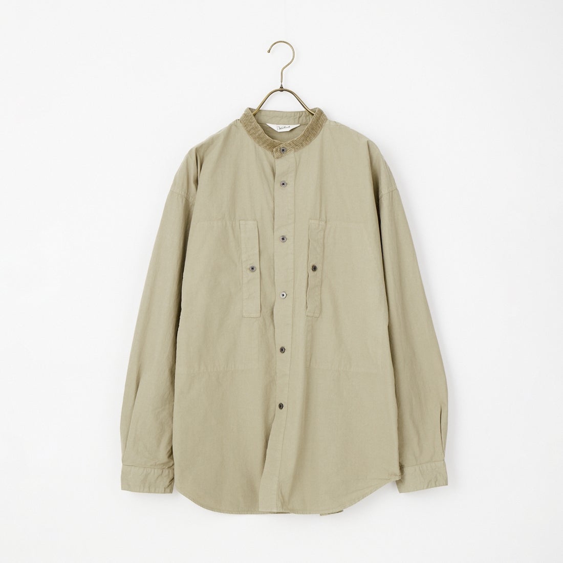 WOOLRICH [ウールリッチ] オーガニックコットン スタンドカラーシャツ
