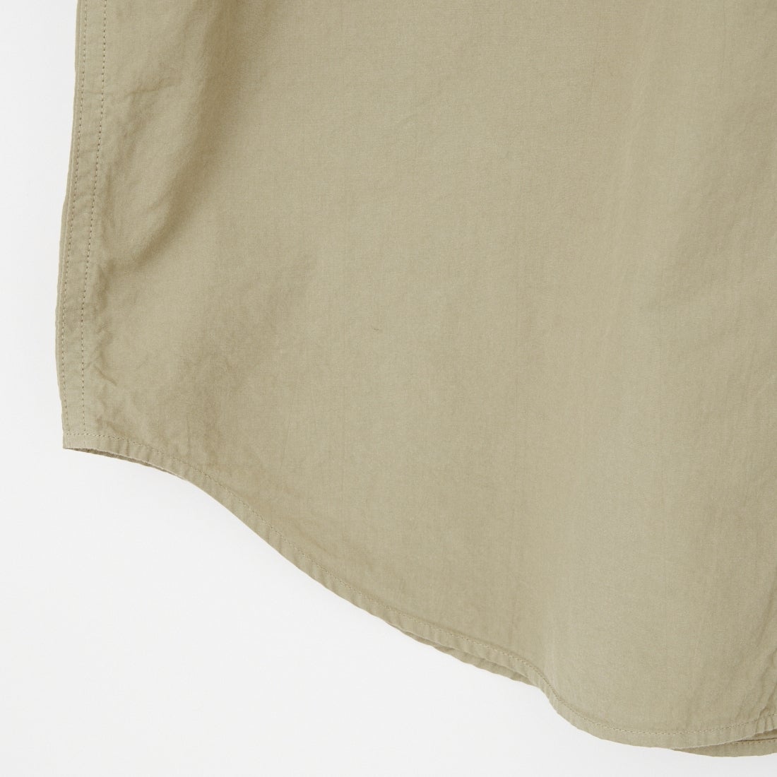 WOOLRICH [ウールリッチ] オーガニックコットン スタンドカラーシャツ [WJSI2006] BE BEIGE