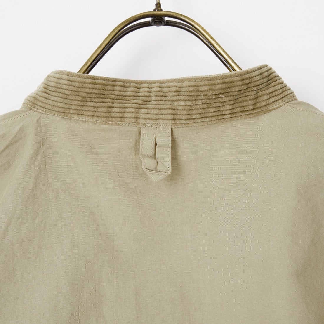 WOOLRICH [ウールリッチ] オーガニックコットン スタンドカラーシャツ [WJSI2006] BE BEIGE