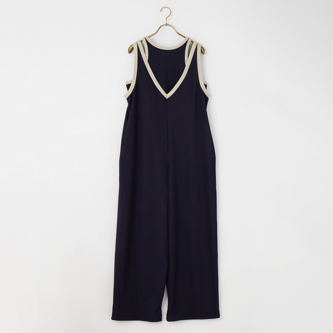 Maison de L'allure [メゾン ドゥ ラリュール] マルチWAYバイカラーロンパース [M26312019] 16 NVY/S.G