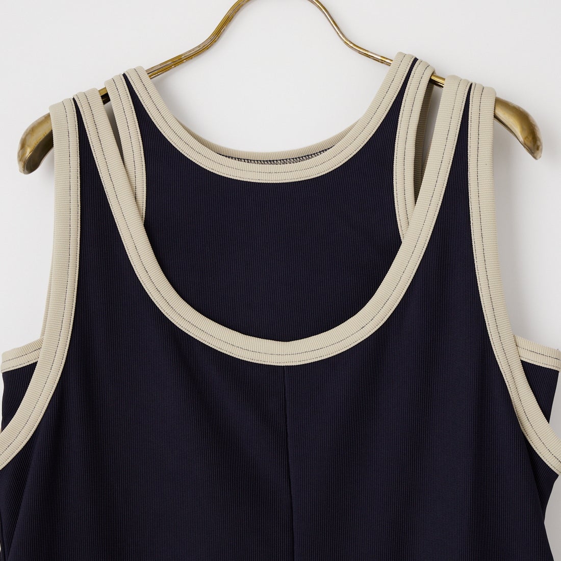 Maison de L'allure [メゾン ドゥ ラリュール] マルチWAYバイカラーロンパース [M26312019] 16 NVY/S.G