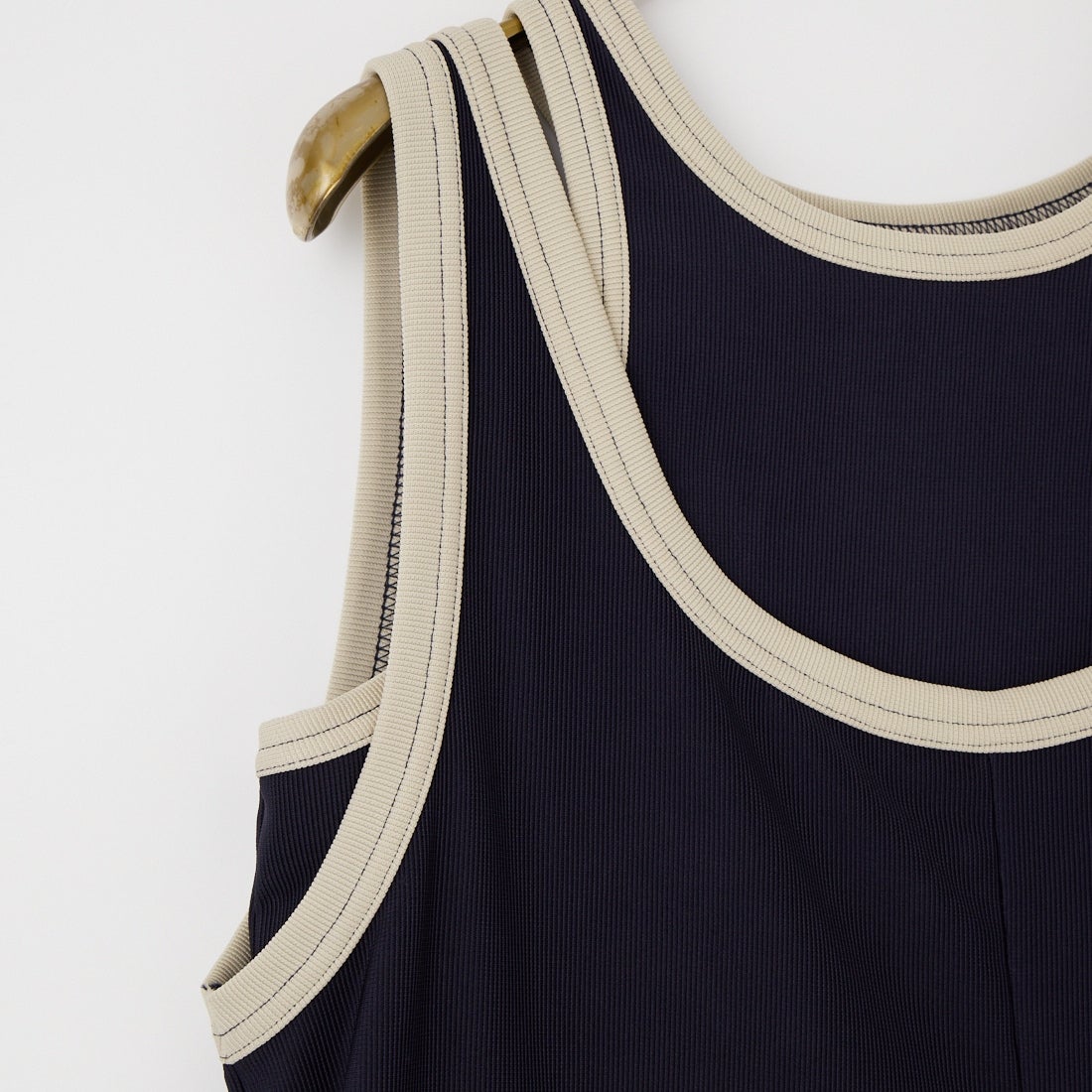 Maison de L'allure [メゾン ドゥ ラリュール] マルチWAYバイカラーロンパース [M26312019] 16 NVY/S.G